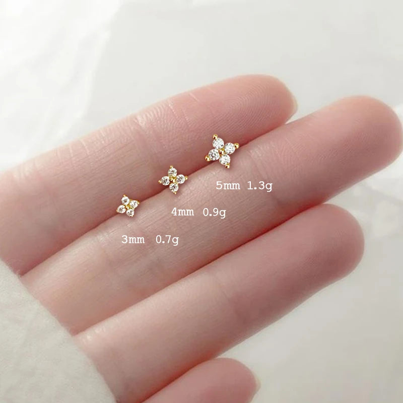 Dainty Flower Stud Earrings