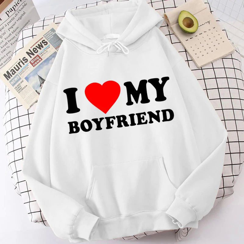 Chic Boutique - I Love My Boyfriend & Girlfriend Hoodie