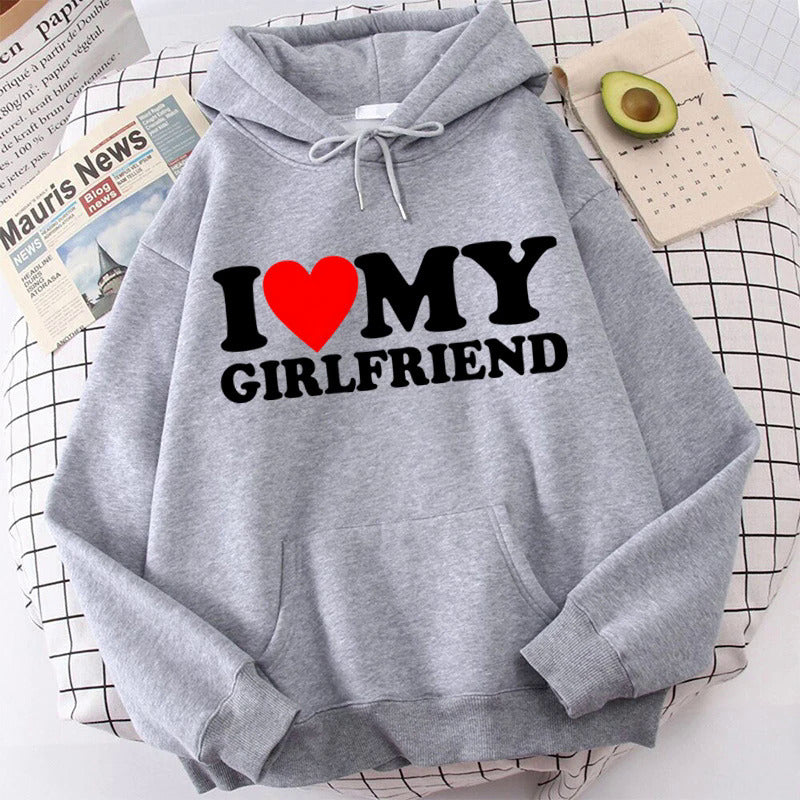 Chic Boutique - I Love My Boyfriend & Girlfriend Hoodie