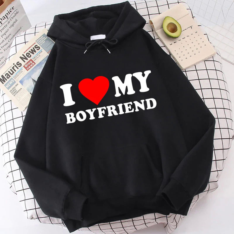 Chic Boutique - I Love My Boyfriend & Girlfriend Hoodie