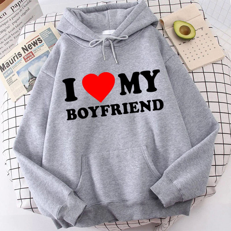 Chic Boutique - I Love My Boyfriend & Girlfriend Hoodie