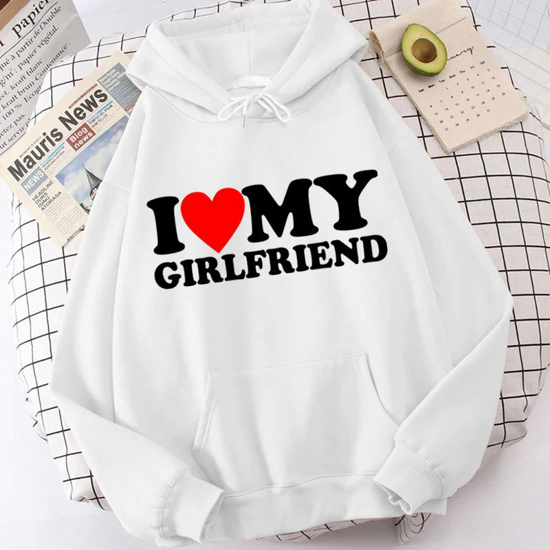 Chic Boutique - I Love My Boyfriend & Girlfriend Hoodie