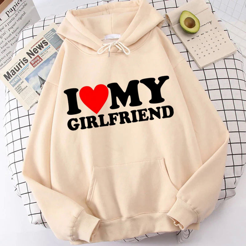 Chic Boutique - I Love My Boyfriend & Girlfriend Hoodie