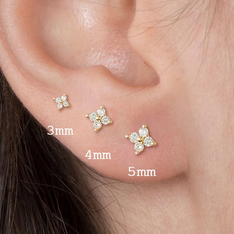 Dainty Flower Stud Earrings